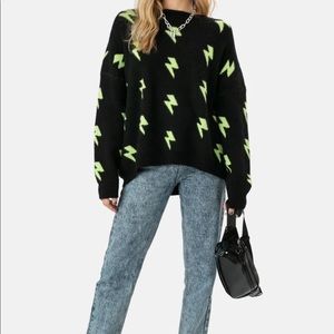 Adika lightning bolt sweater